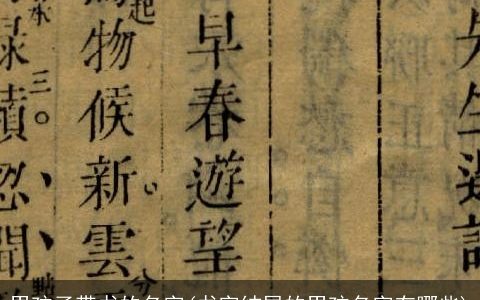 男孩子带书的名字(书字结尾的男孩名字有哪些)