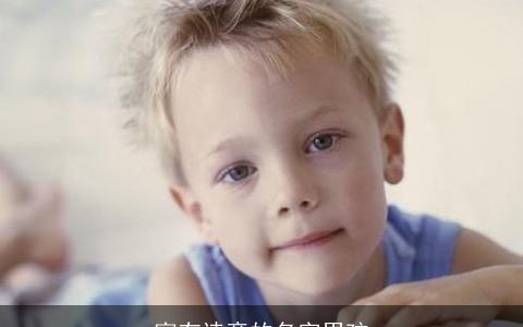 富有诗意的名字男孩