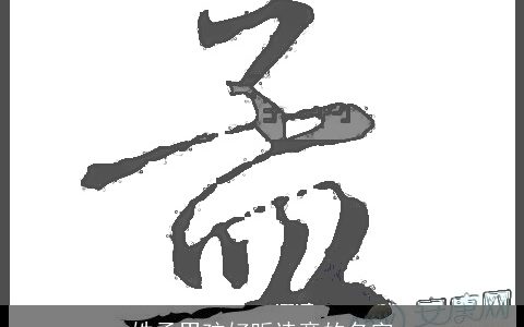 姓孟男孩好听诗意的名字