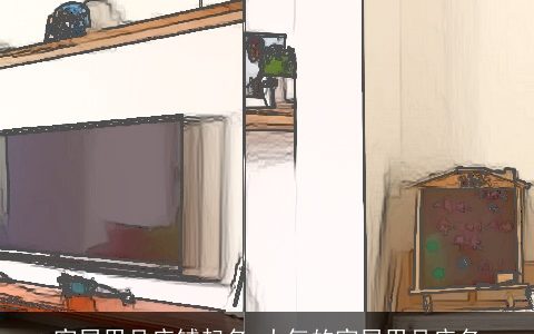 家居用品店铺起名 大气的家居用品店名