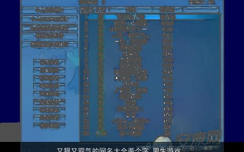 又狠又霸气的网名大全两个字 男生游戏名推荐 洋气霸气的网名男生游戏名字挑选