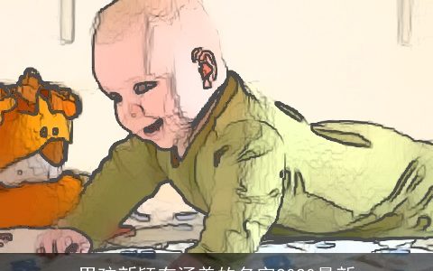 男孩新颖有涵养的名字2020最新