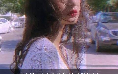 有内涵的文艺微信名(文艺微信名)