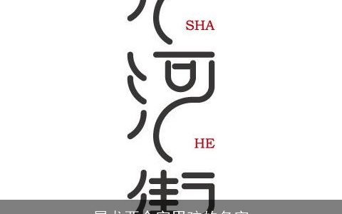 属龙两个字男孩的名字