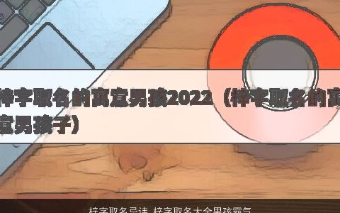 梓字取名忌讳 梓字取名大全男孩霸气名字 2023帅气霸气的男孩名字大全