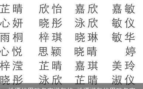 姓谭的男孩名字洋气的_姓谭洋气的男孩名字