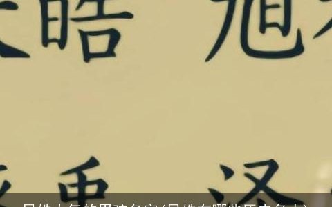 吕姓大气的男孩名字(吕姓有哪些历史名人)