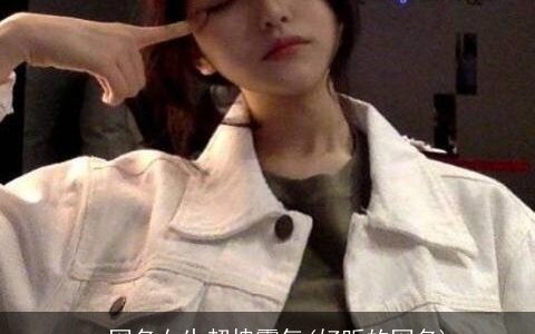 qq网名女生超拽霸气(好听的网名)