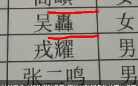 2023田姓最好的男孩名字 田姓男孩取名评分高的名字