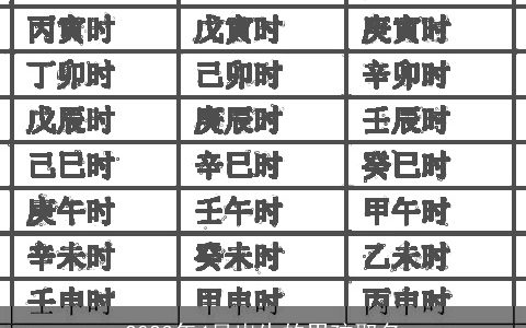 2024年4月出生的男孩取名