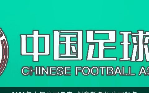 2024年大气公司名字 创意新潮的公司起名