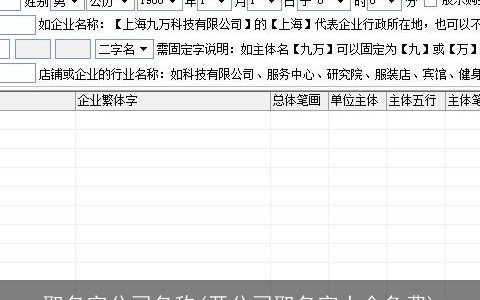 取名字公司名称(开公司取名字大全免费)