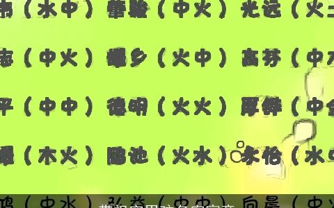 带祖字男孩名字寓意