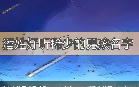 壬寅生的属虎男孩最好的名字参考 好听稀少的男孩名字大全