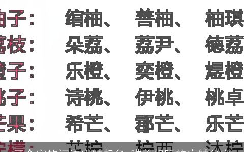 三个字的词语店铺起名 唯美好听的店铺名字