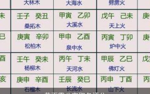 黄雨霏八字取名评分