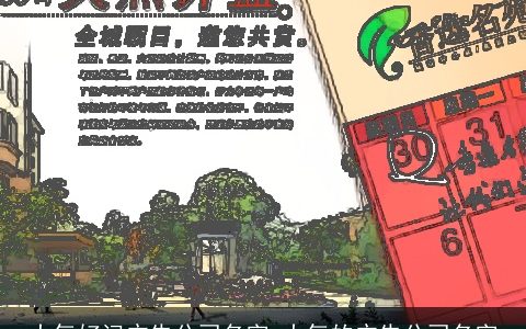 大气好记广告公司名字 大气的广告公司名字