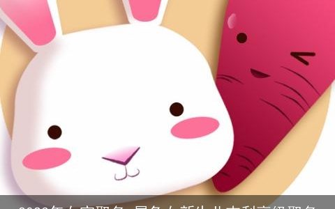 2023年女宝取名 属兔女新生儿吉利高级取名