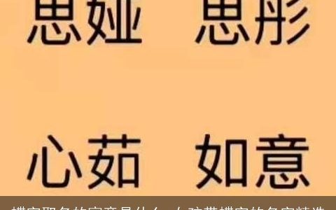 蝶字取名的寓意是什么 女孩带蝶字的名字精选