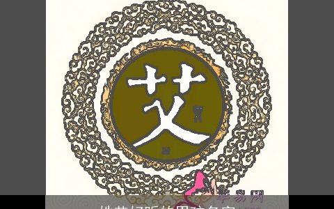 姓艾好听的男孩名字