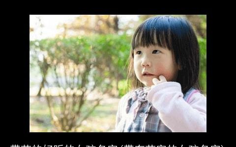 带芷的好听的女孩名字(带有芷字的女孩名字)