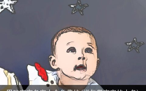 男孩宝宝名字大全免费的(洋气带宝字的小名)