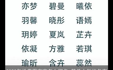 2023年姓费男宝宝怎么取名 简单大气的名字