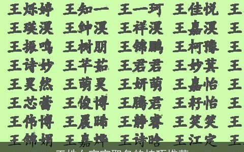 王姓女宝宝取名的技巧推荐