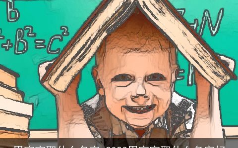 男宝宝取什么名字 2024男宝宝取什么名字好