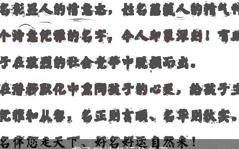 虞子曰姓名评分免费