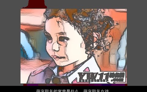 薇字取名的寓意是什么  薇字取名女孩名字大全 独一无二寓意的女孩名字筛选