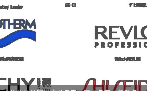 化妆品品牌标志及名字  商标名字大气新潮