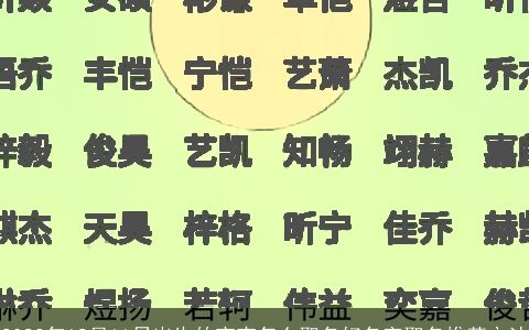 2023年12月11日出生的宝宝怎么取名好名字取名推荐方法