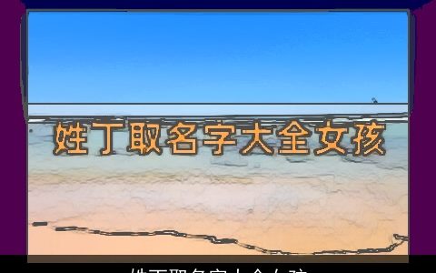 姓丁取名字大全女孩