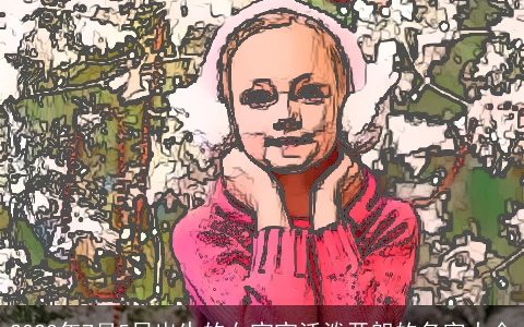 2023年7月5日出生的女宝宝活泼开朗的名字大全