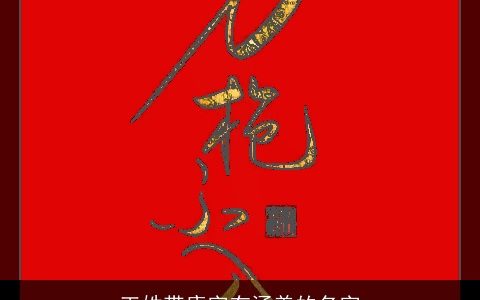 王姓带康字有涵养的名字