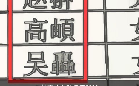 姓丁的女孩名字2023
