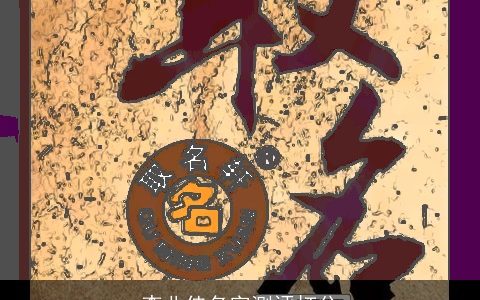 李北佳名字测评打分