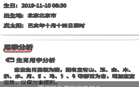 罗依瑶免费测名字打分