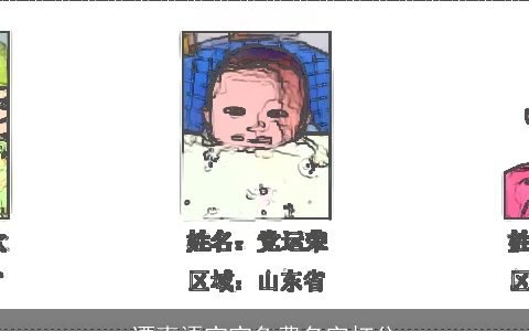 谭惠语宝宝免费名字打分