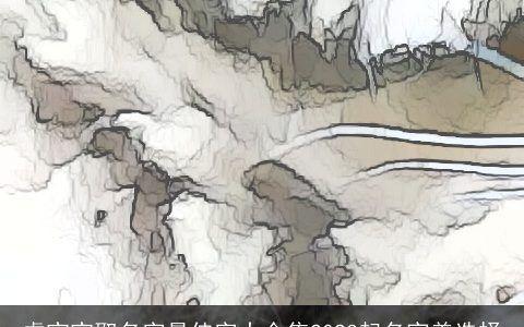 虎宝宝取名字最佳字大合集2024起名完美选择