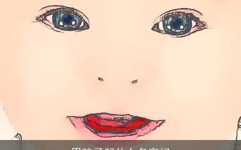 男孩子起什么名字好