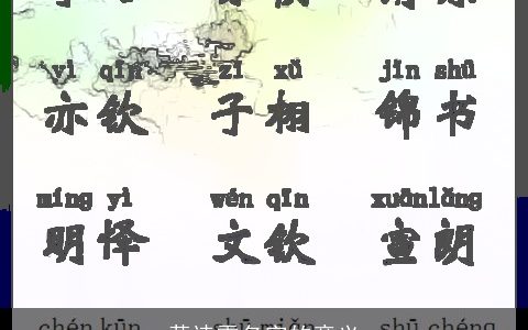 黄诗雯名字的意义