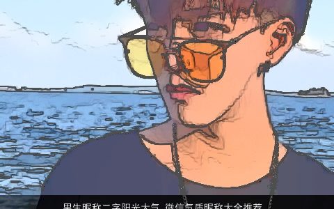 男生昵称二字阳光大气 微信气质昵称大全推荐 阳光大气气质的男生昵称微信昵称名字大全筛选