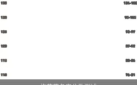 许芮芮名字分数测试