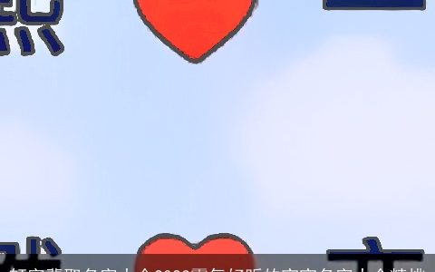 轩字辈取名字大全2024霸气好听的宝宝名字大全精挑