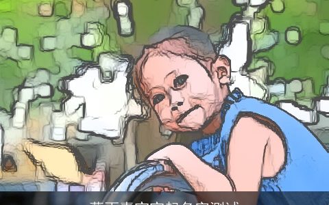 葛雨嘉宝宝起名字测试