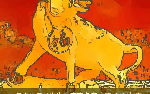 牛年农历三月出生的宝宝名字推荐 温暖如春