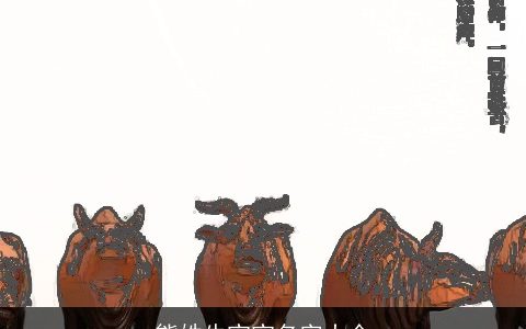 熊姓牛宝宝名字大全