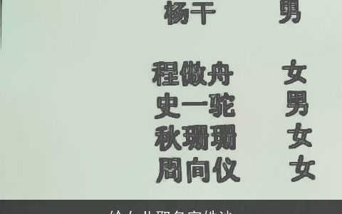 给女儿取名字姓沙